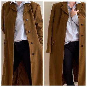 Authentic Burberry Cashmere Wool Coat Overcoat